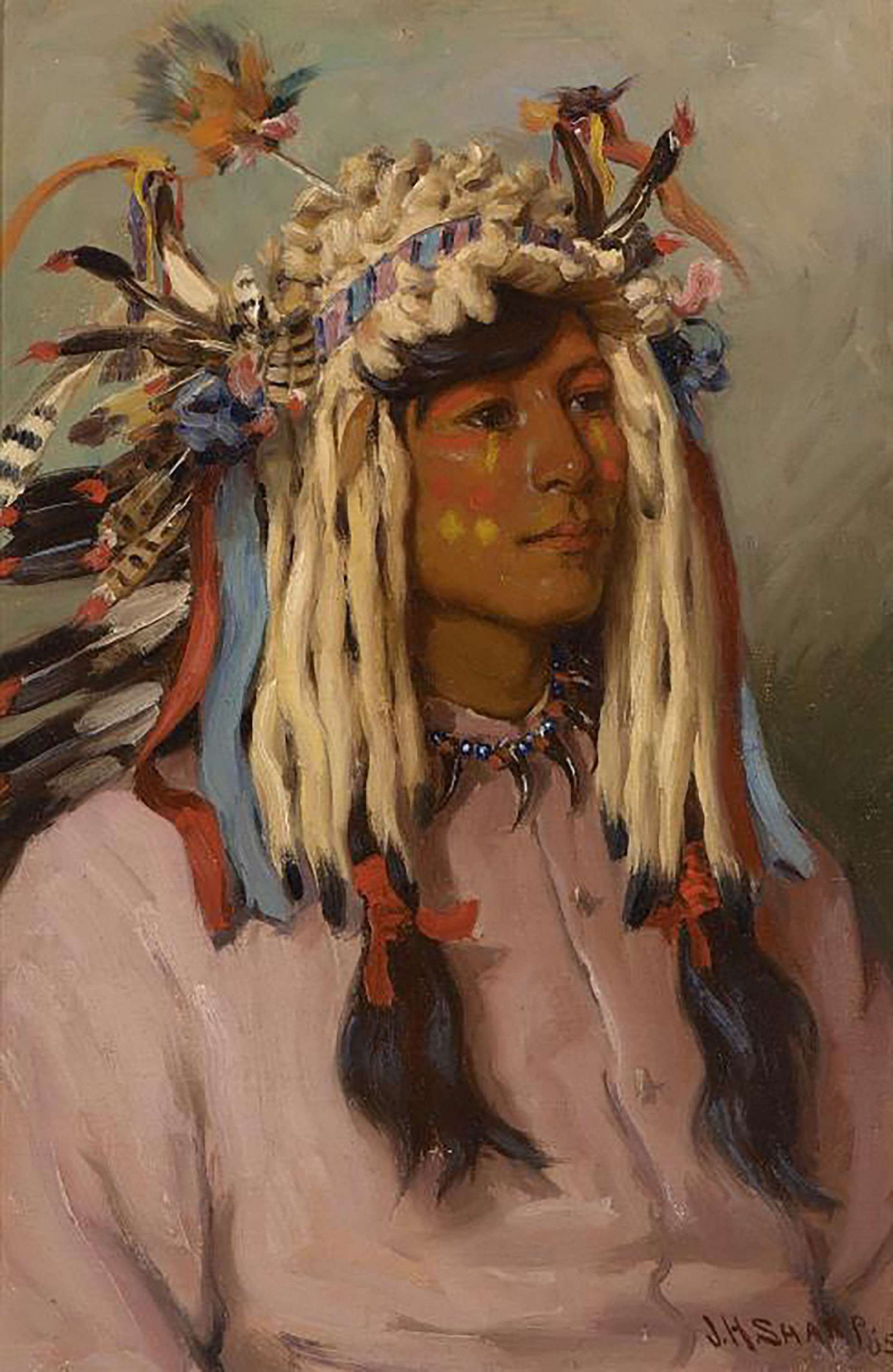 Sam Middle Calf, Blackfoot; [Sam Middle Calf]